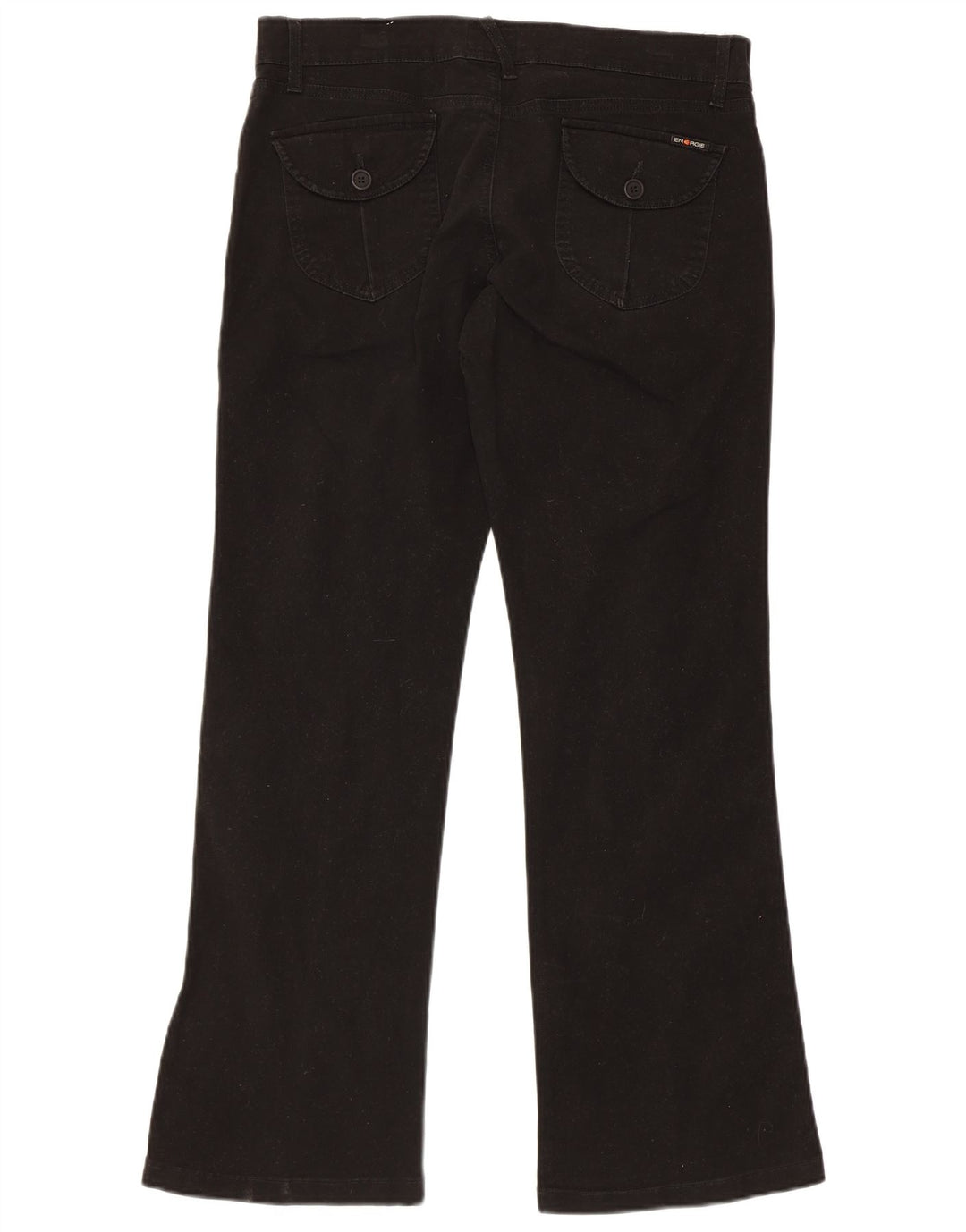 Energe Dame Bootcut Casual Bukser W33 L30 Sort Bomuld