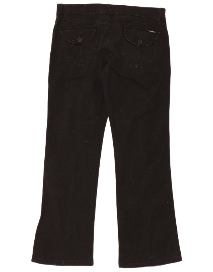 Energe Dame Bootcut Casual Bukser W33 L30 Sort Bomuld