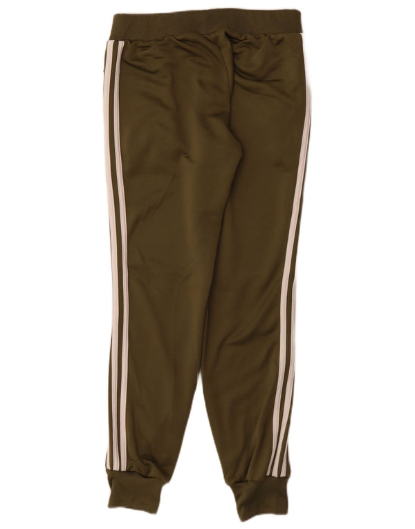 Adidas Dame træningsdragt Bukser Joggers UK 10 Small Green Polyester