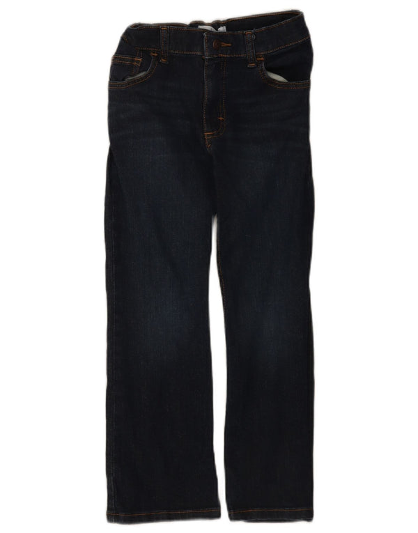Wrangler Boys Regular Fit Bootcut Jeans 6-7 år W24 L21 Marineblå Bomuld