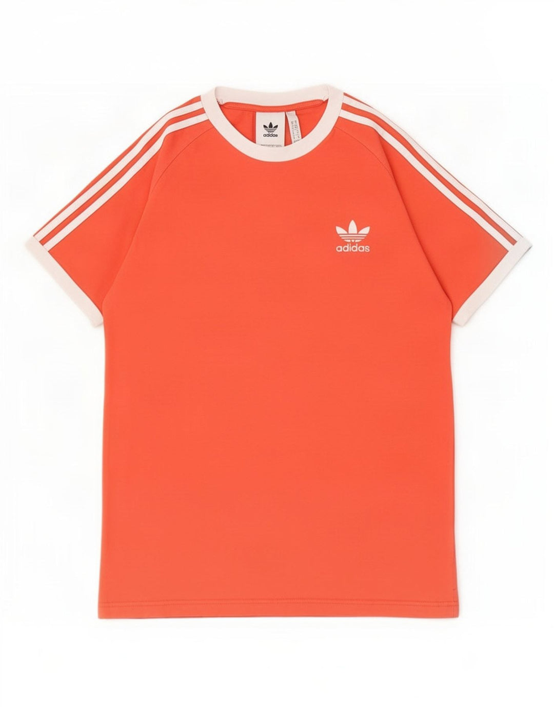 Adidas Herre T-Shirt Top Medium Rød Bomuld