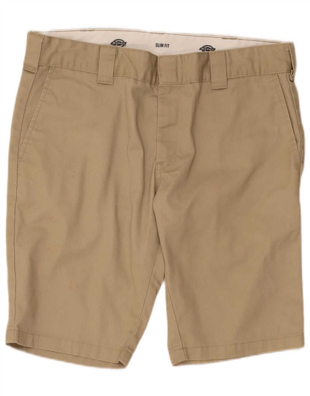 Dickies Herre Slim Fit Chino Shorts W36 Large Beige Polyester