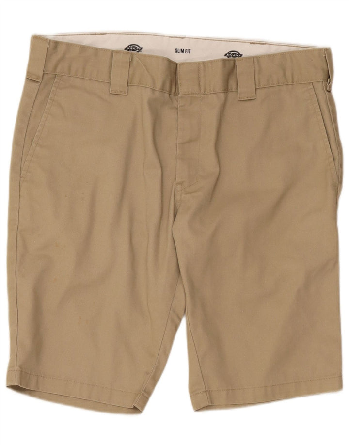 Dickies Herre Slim Fit Chino Shorts W36 Large Beige Polyester