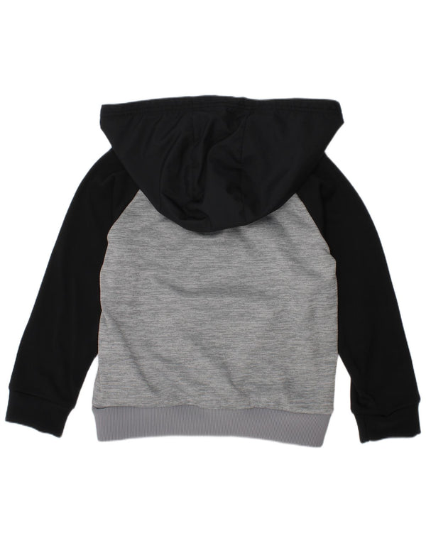 UNDER ARMOUR Drenge Cold Gear hættetrøje 6-7 år XS Grå Colourblock