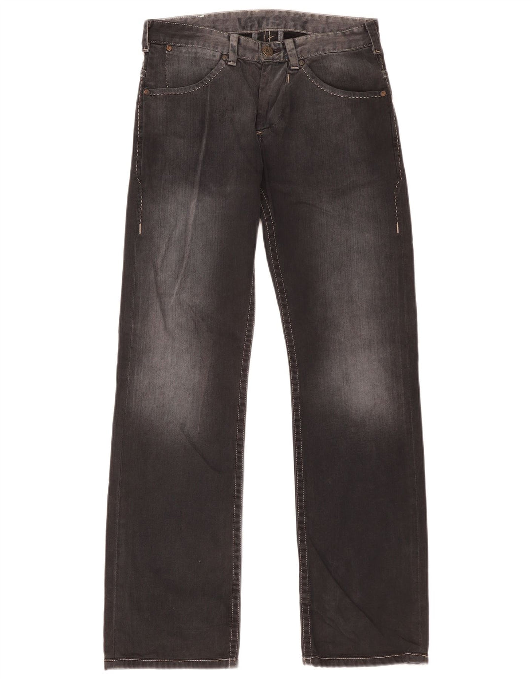 Levi's Straight Jeans til mænd W30 L34 Grå bomuld