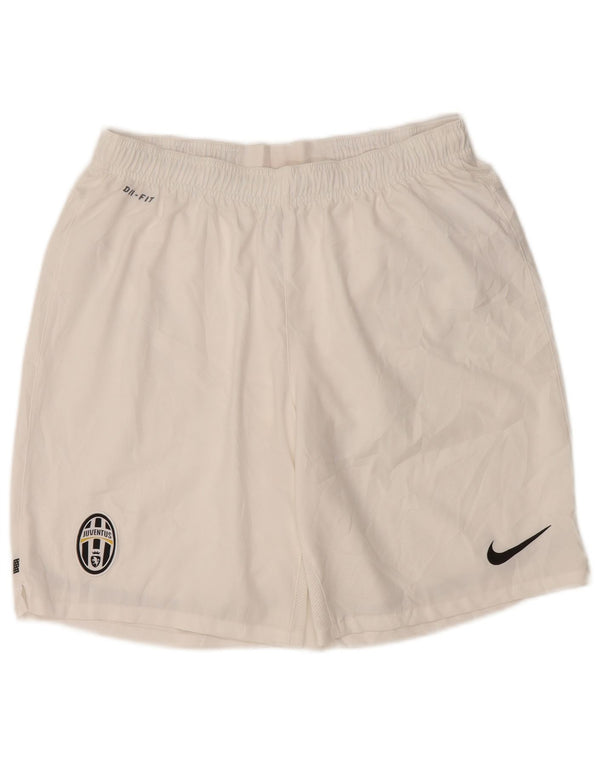 NIKE Juventus sportsshorts til mænd, store hvide polyester