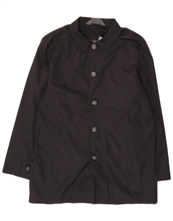 Marks & Spencer Regnjakke til mænd UK 42 XL Sort Polyester