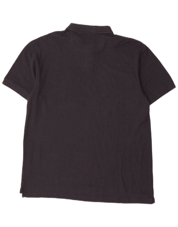 Chaps Herre Custom Fit Polo Shirt XL Marineblå Bomuld
