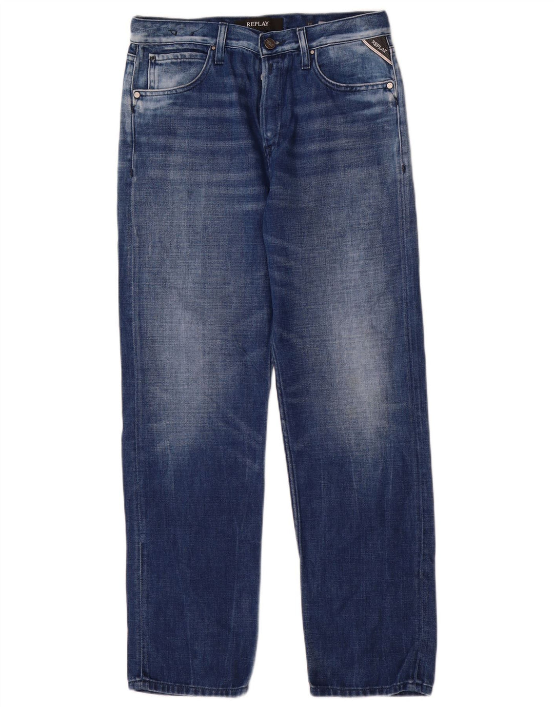 Replay Dame Marillard Straight Jeans W27 L29 Blå