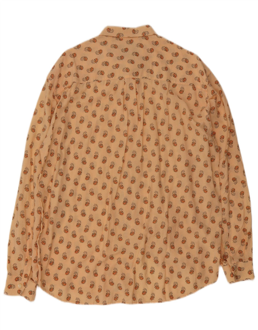 Raybest Herreskjorte Stor Orange Paisley