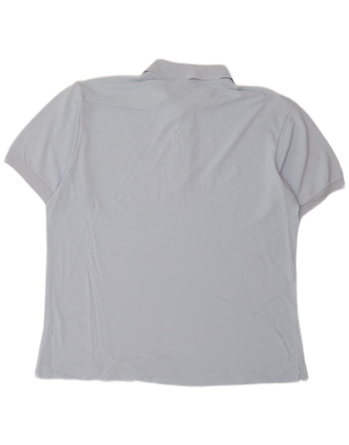 LACOSTE Poloskjorte til mænd str. 5 Large Blå Bomuld