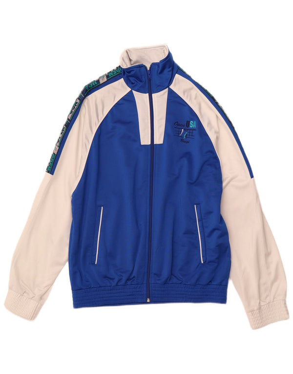 BRUGI Herre USA Grafisk træningsdragt Topjakke IT 48 Medium Blue Colourblock