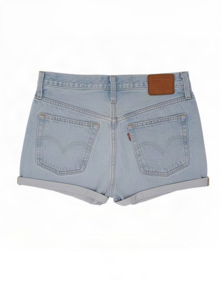 Levi's Dame Distressed Denim Shorts Små W27 blå bomuld