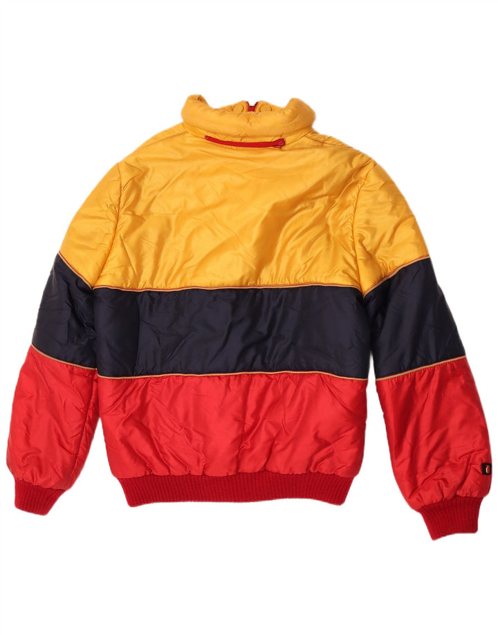 Ellesse Herre hættepolstret jakke IT 50 Stor flerfarvet Colourblock