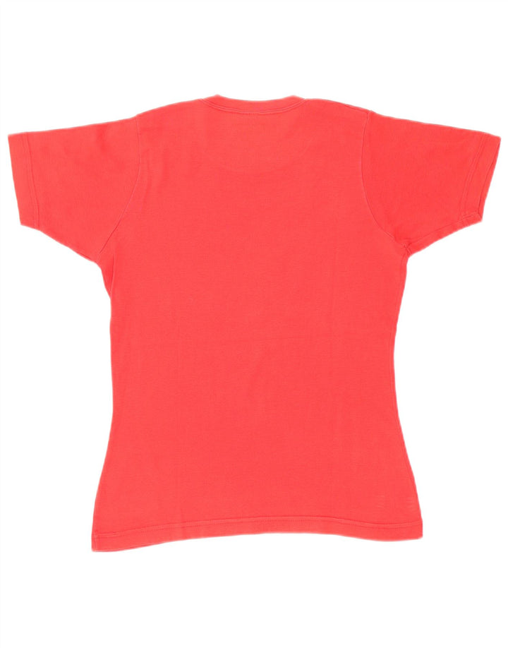 Champion Dame T-Shirt Top UK 14 Stor Rød