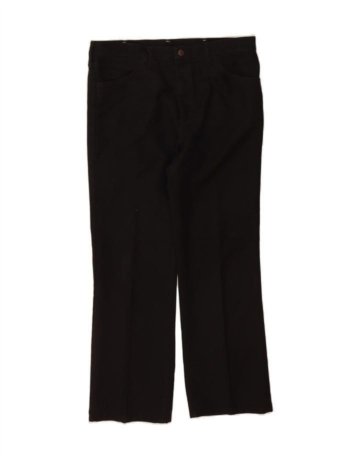 WRANGLER Mens Straight Casual Trousers W36 L29 Black Vintage Wrangler and Second-Hand Wrangler from Messina Hembry 