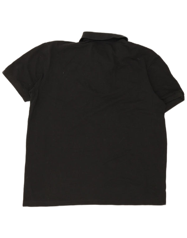 Kappa herre poloshirt 3XL sort bomuld