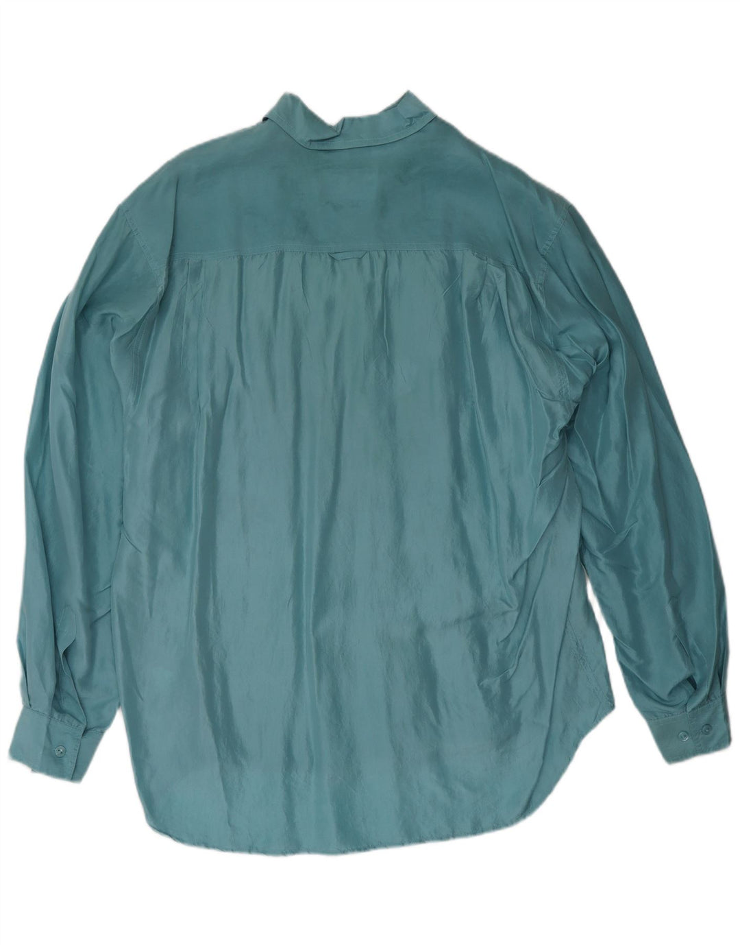 AQUILA Herreskjorte Stor Blå Silke