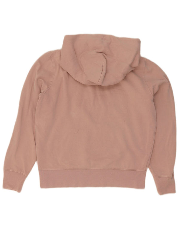 Gap Womens Grafisk Oversized Hoodie Jumper UK 10 Small Pink Bomuld