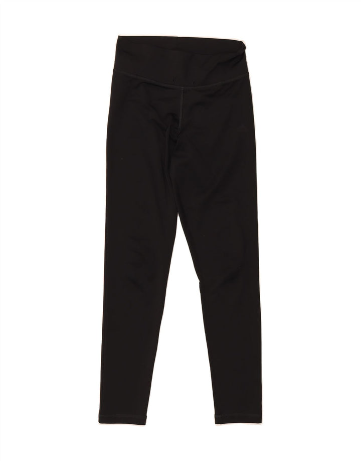 ADIDAS Womens Leggings UK 6 XS  Black Polyester Vintage Adidas and Second-Hand Adidas from Messina Hembry 