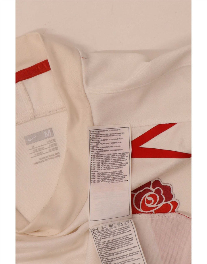 Nike grafisk T-shirt top mellem hvid farveblok polyester