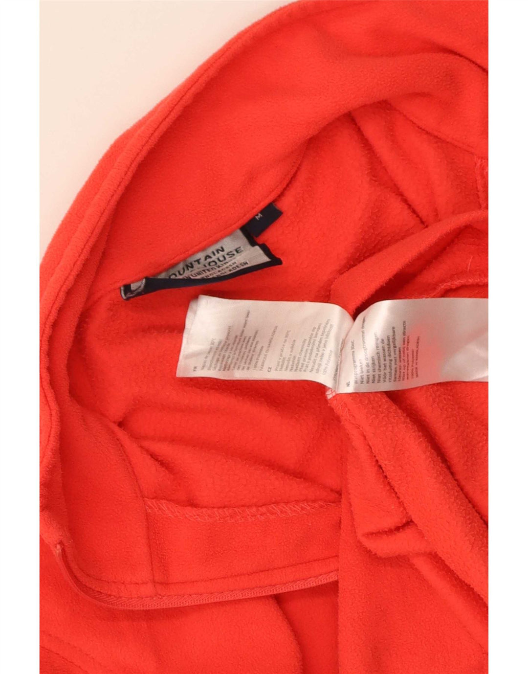 Mountain Warehouse Dame lynlås-hals Fleece Jumper UK 14 Medium Rød Polyester