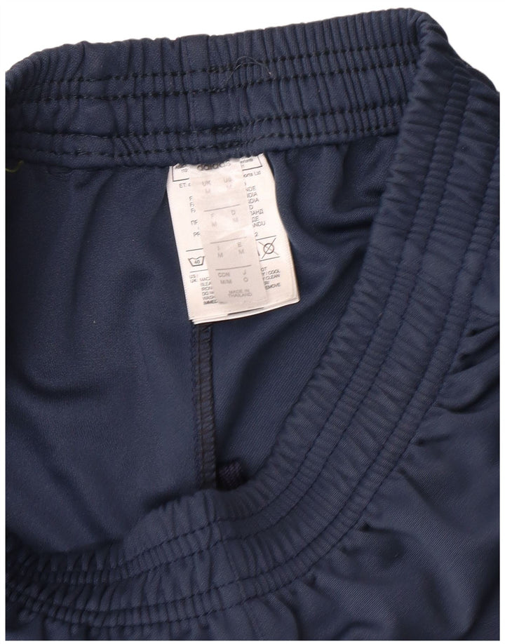 ADIDAS Boys Tracksuit Trousers 9-10 Years Medium Navy Blue