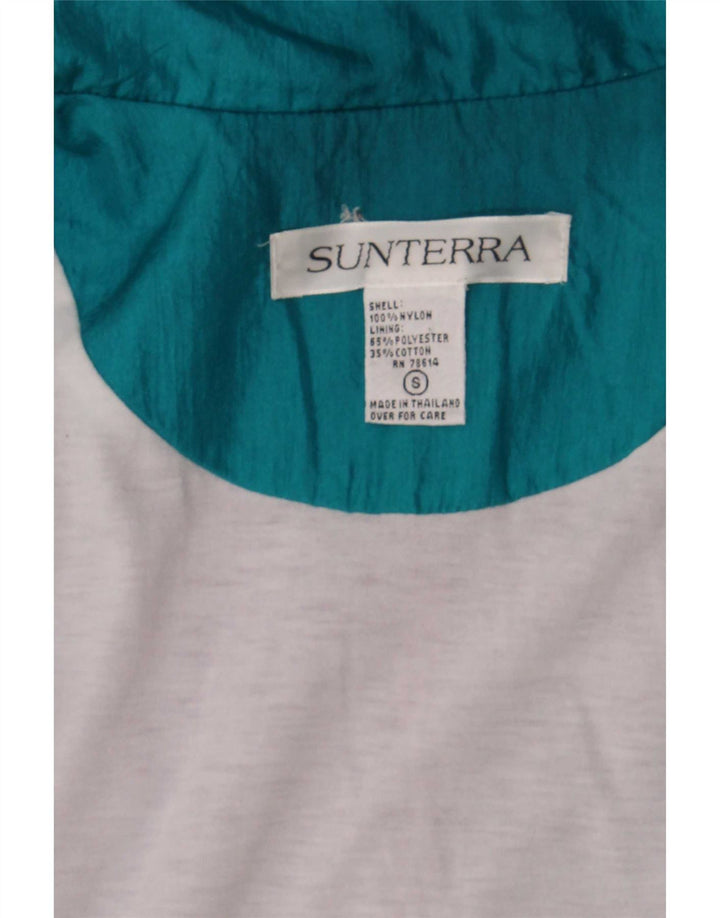 Sunterra Womens Oversized træningsdragt Topjakke UK 10 Lille Lilla Geometrisk