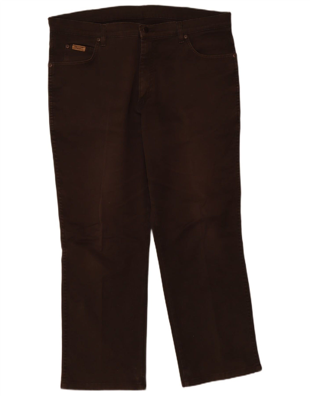 Wrangler Herre Texas Straight Jeans W38 L32 Brun Bomuld