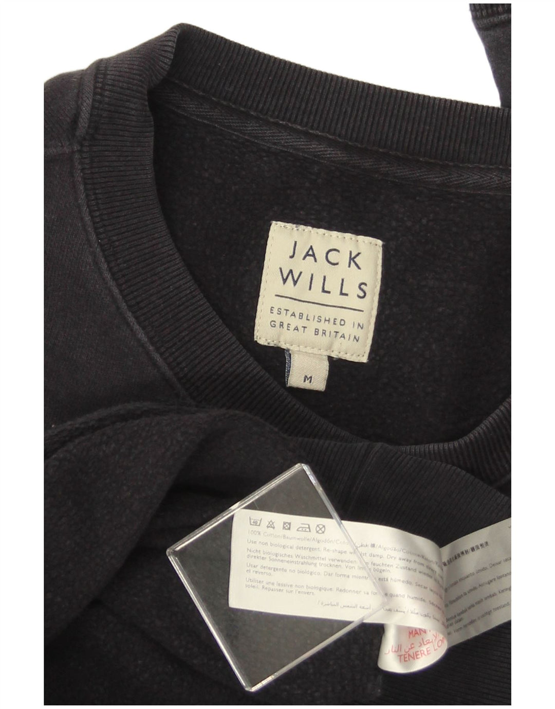 JACK WILLS Herre Sweatshirt Jumper Medium Navyblå Bomuld