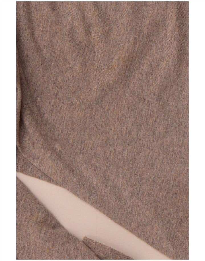 TOMMY HILFIGER Heritage grafisk top langærmet mellemgrå bomuld