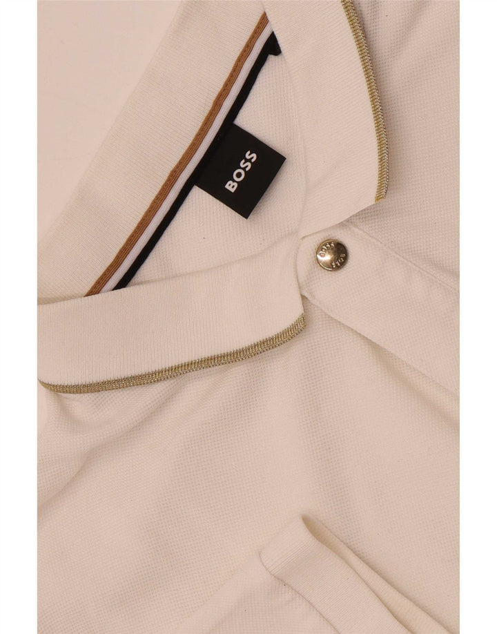 Hugo Boss Herre Polo Shirt Medium White