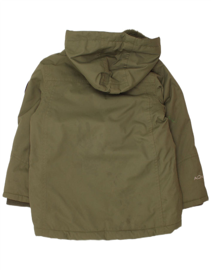 Berghaus Parkajakke med hætte til drenge 5-6 år Khaki Polyester