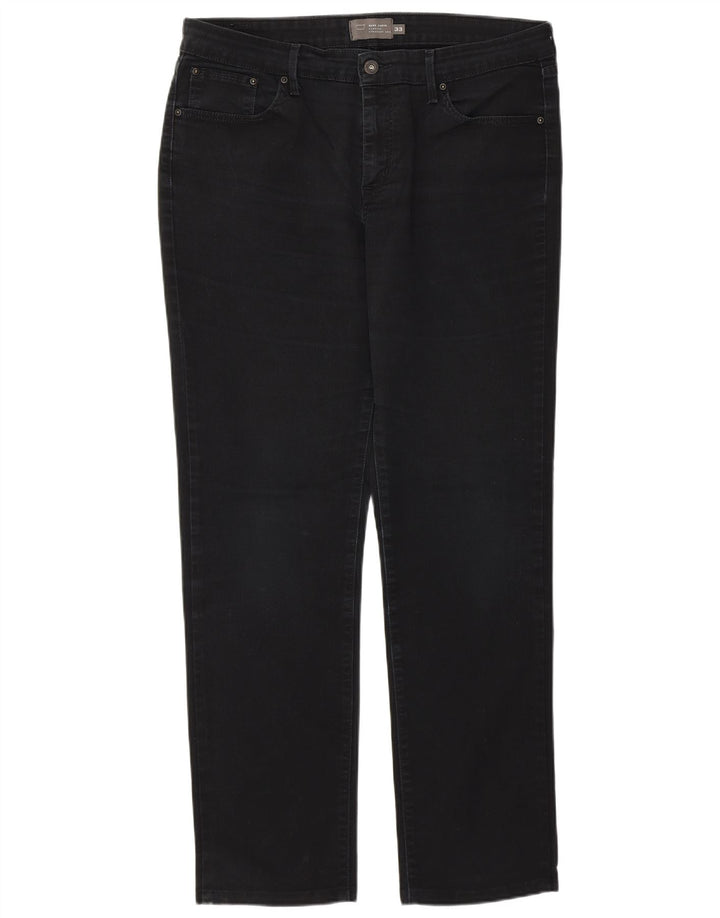 Levi's Dame Demi Curve Classic Fit Straight Jeans W33 L30 Sort Bomuld