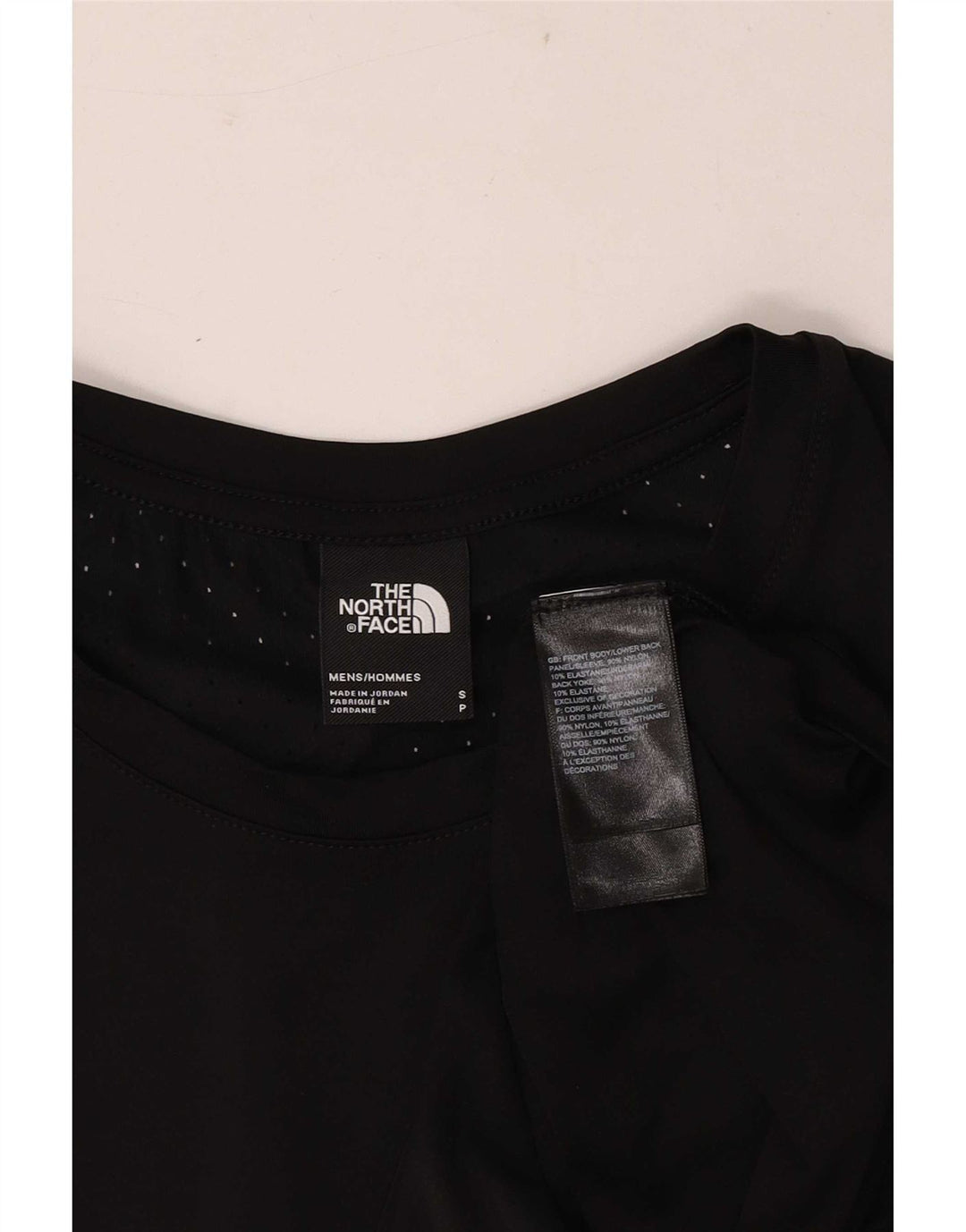 The North Face Herre grafisk T-shirt top lille sort nylon