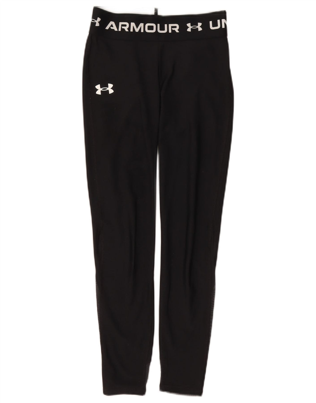 UNDER ARMOUR Piger Grafiske Leggings 9-10 År Medium Sort Polyester