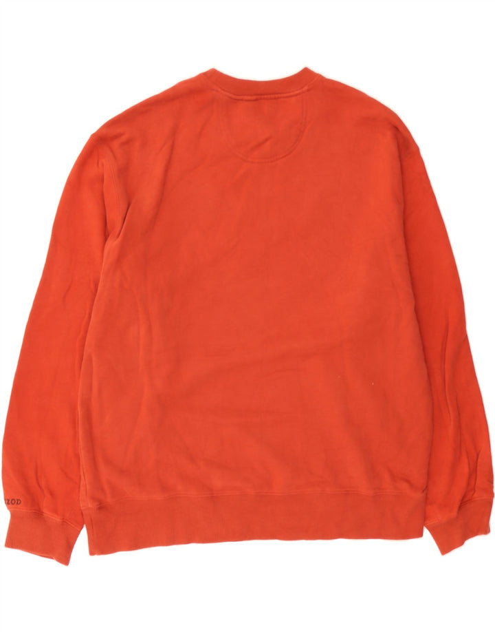 IZOD Mens Sweatshirt Jumper 2XL Orange Cotton Vintage Izod and Second-Hand Izod from Messina Hembry 