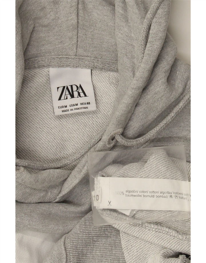 Zara Herre hættetrøje Jumper Medium Grey Colourblock Bomuld