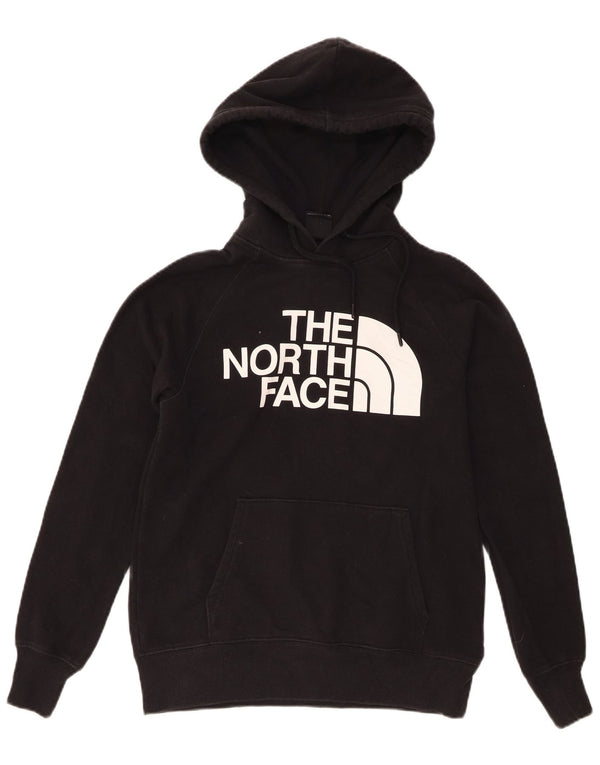 The North Face grafisk hættetrøje til kvinder UK 6 XS Sort bomuld