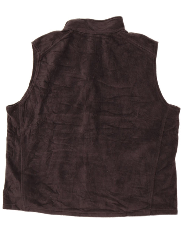 Columbia Herre Fleece Gilet UK 46 3XL Sort Polyester