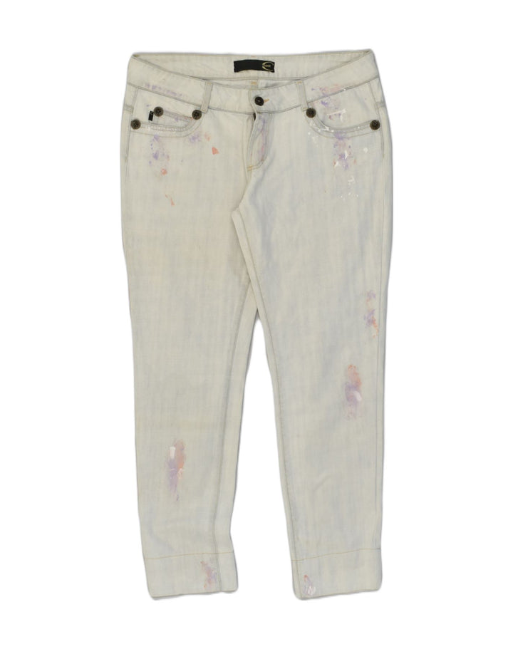 JUST CAVALLI Womens Slim Jeans W32 L27 Blue Cotton | Vintage Just Cavalli | Thrift | Second-Hand Just Cavalli | Used Clothing | Messina Hembry 