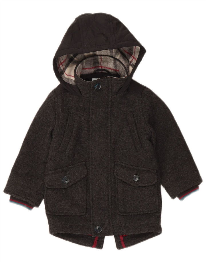 Ted Baker drenge hættejakke parka 2-3 år grå polyester