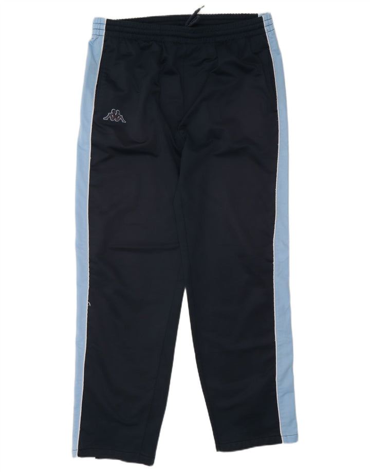 Kappa Herre træningsdragt Bukser Joggers Large Navy Blue Colourblock Polyester