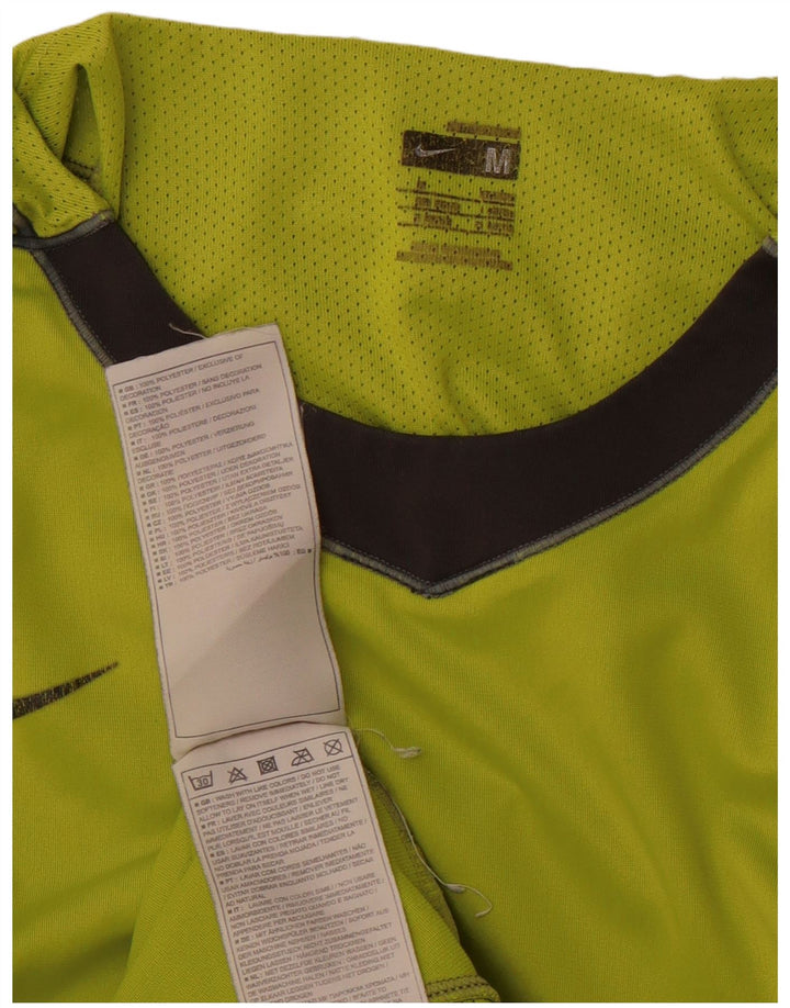 NIKE Mercurial T-shirt top mellemgrøn farveblok polyester