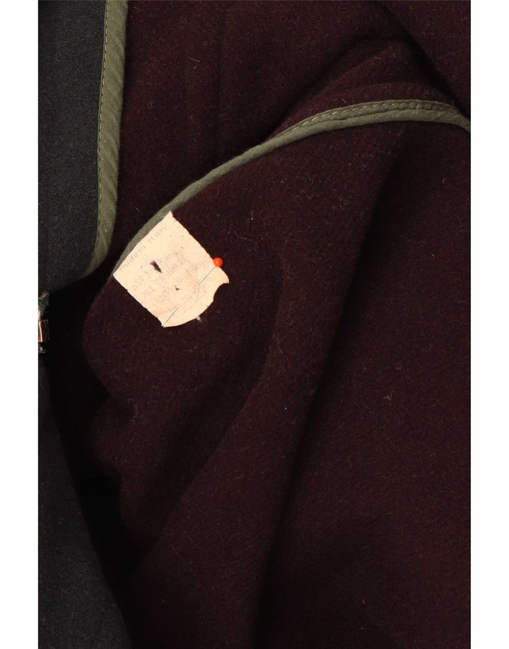P&P People Herre Hooded Duffle Coat UK 38 Medium Green Wool