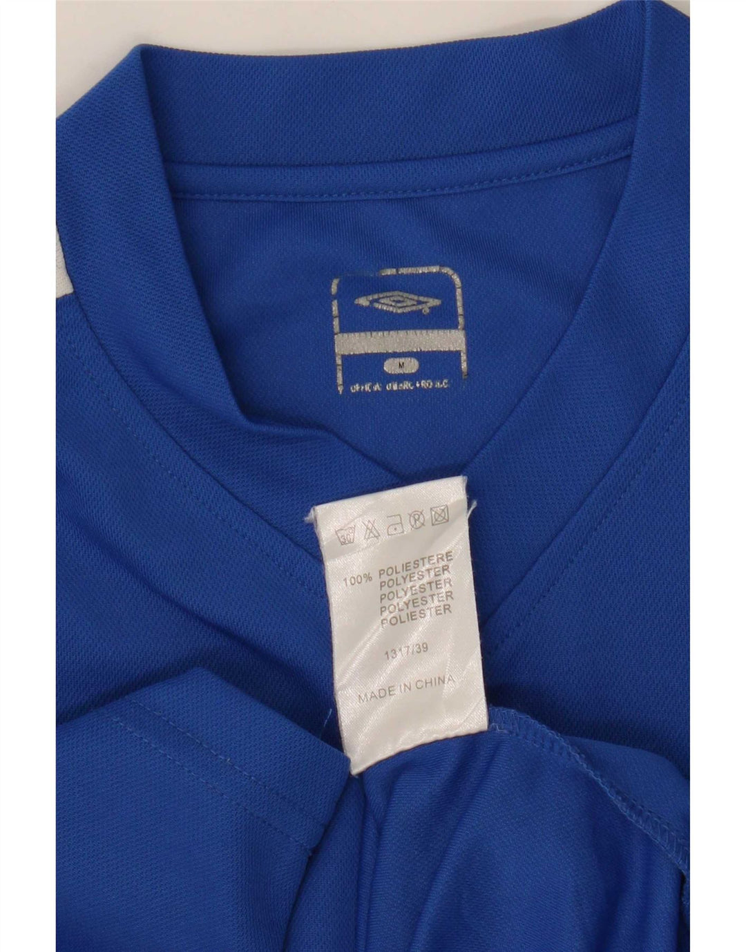 Umbro Herre Top Langærmet Medium Blue Colourblock Polyester
