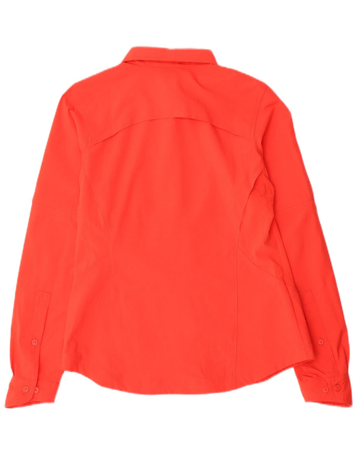 Columbia Womens Omni-Shade skjorte UK 12 Medium Orange Polyester