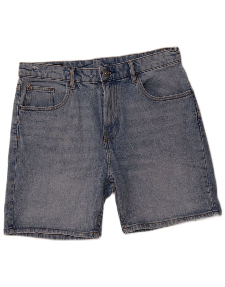 ZARA Denim Shorts til mænd EU 42 Large W32 Blue Cotton