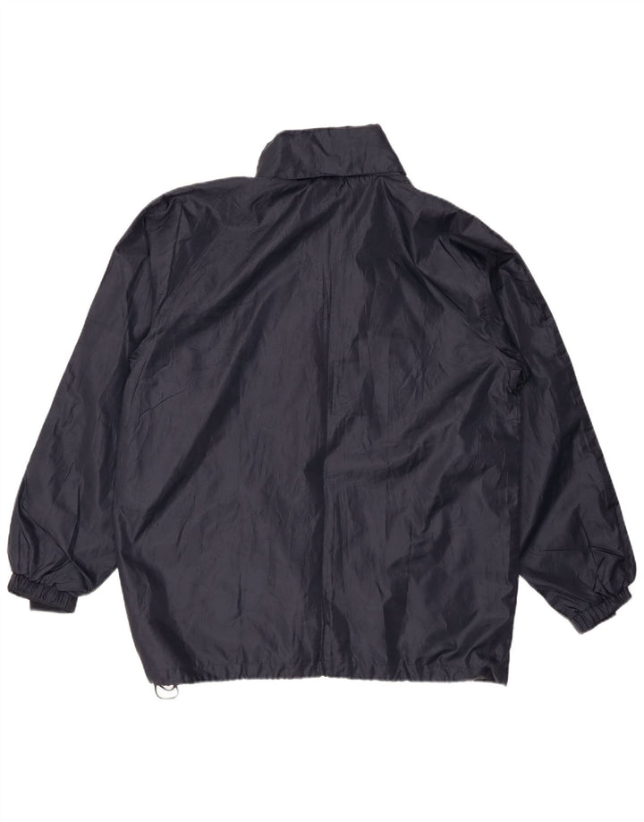 Diadora Regnjakke til mænd UK 38 Medium Navy Blue Polyester