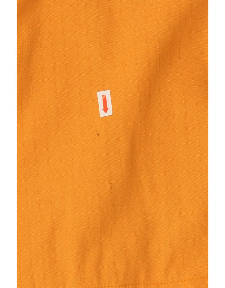 Bear Herre Grafisk Pullover Regnjakke UK 40 Stor Orange Polyester